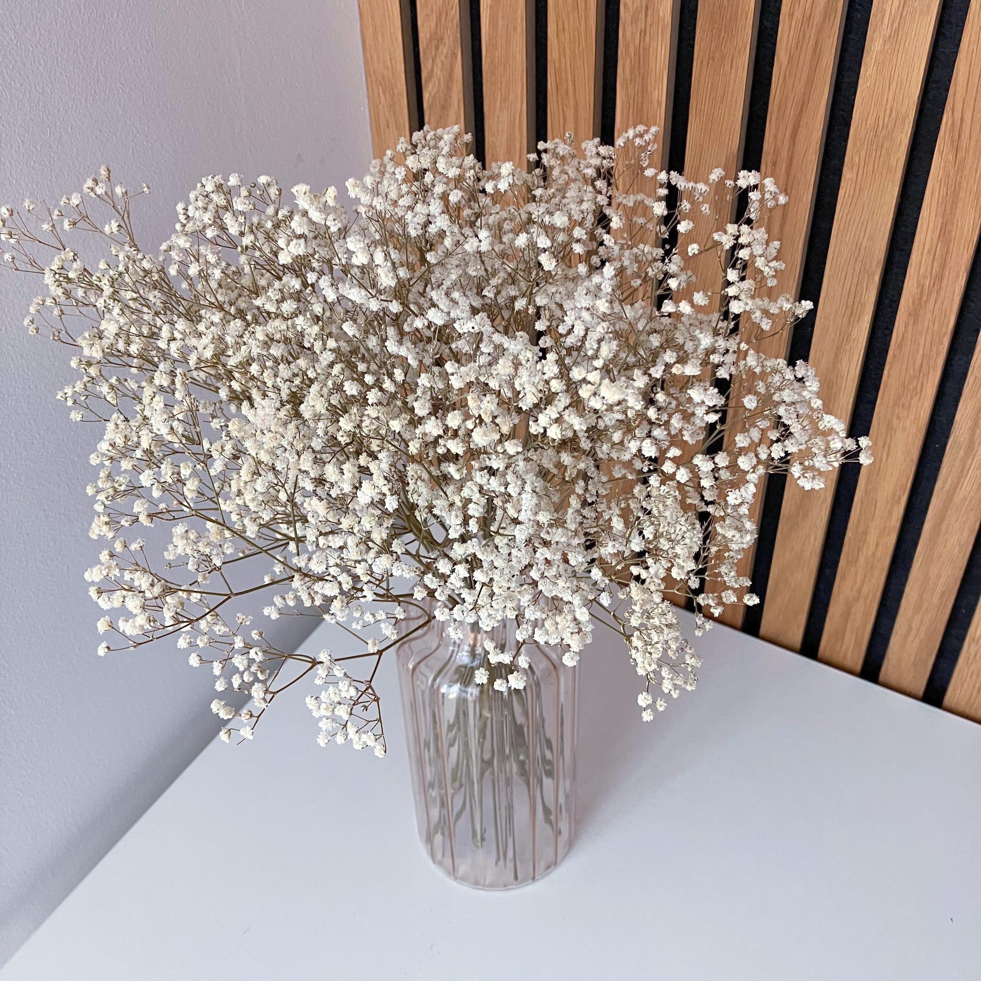 Kytice ze stabilizované gypsophily přírodní bílá