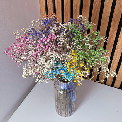 Kytice ze stabilizované gypsophily duhová