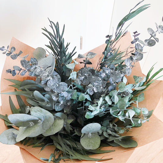 Kytice ze stabilizovaného eukalyptu