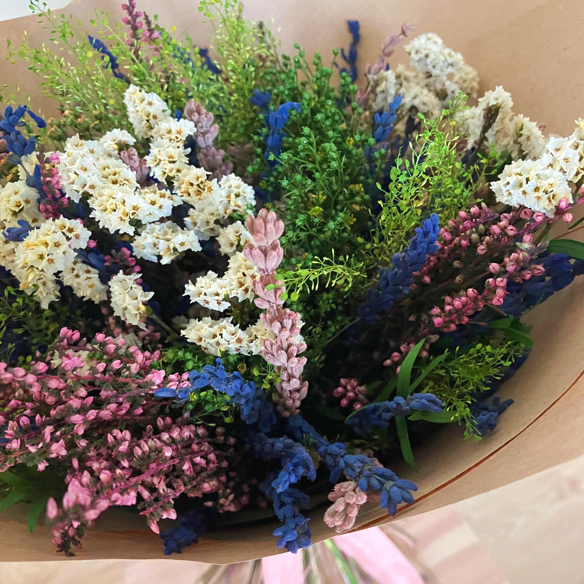 Kytice ze stabilizovaných květin