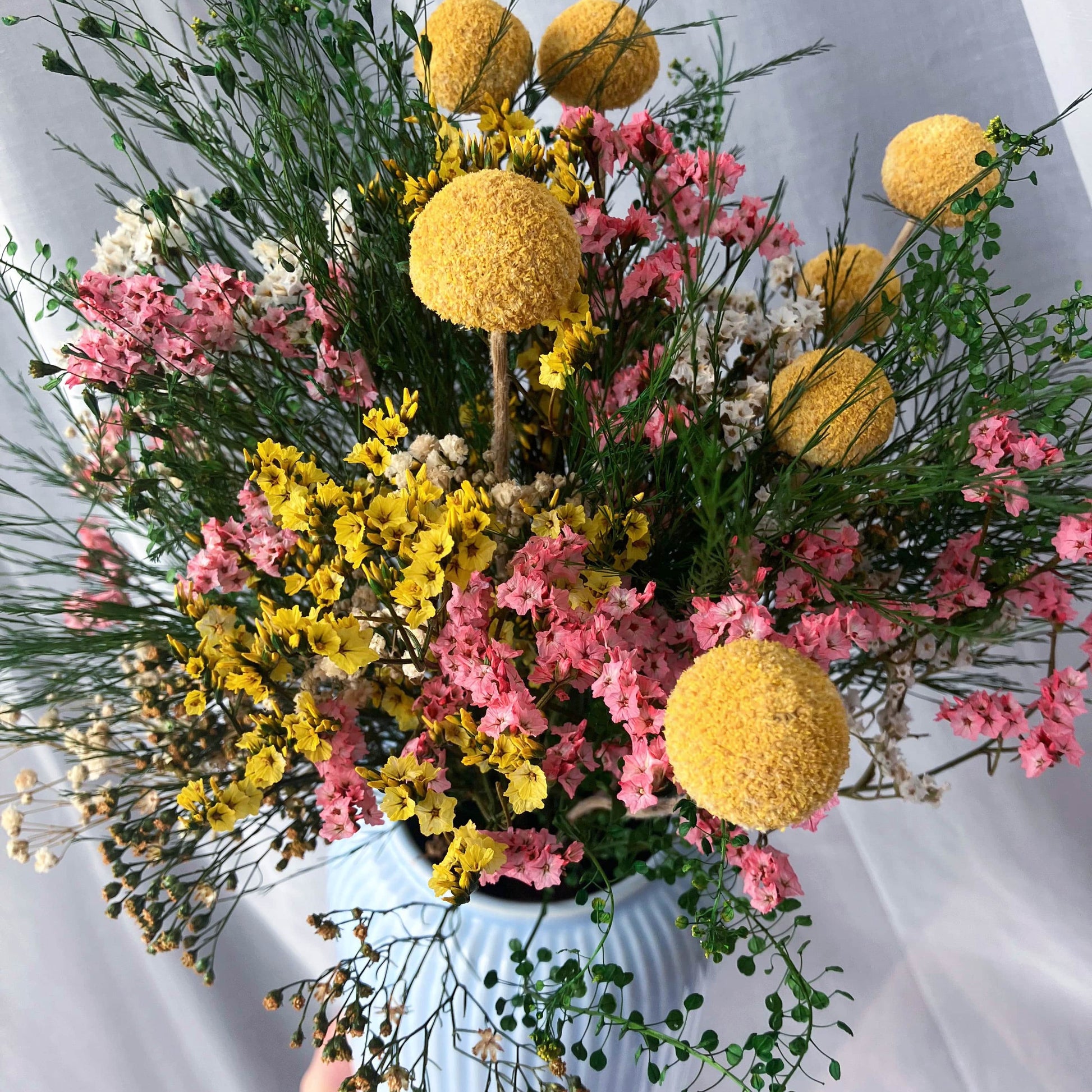 Kytice ze stabilizovaných květin Rozkvetlá louka