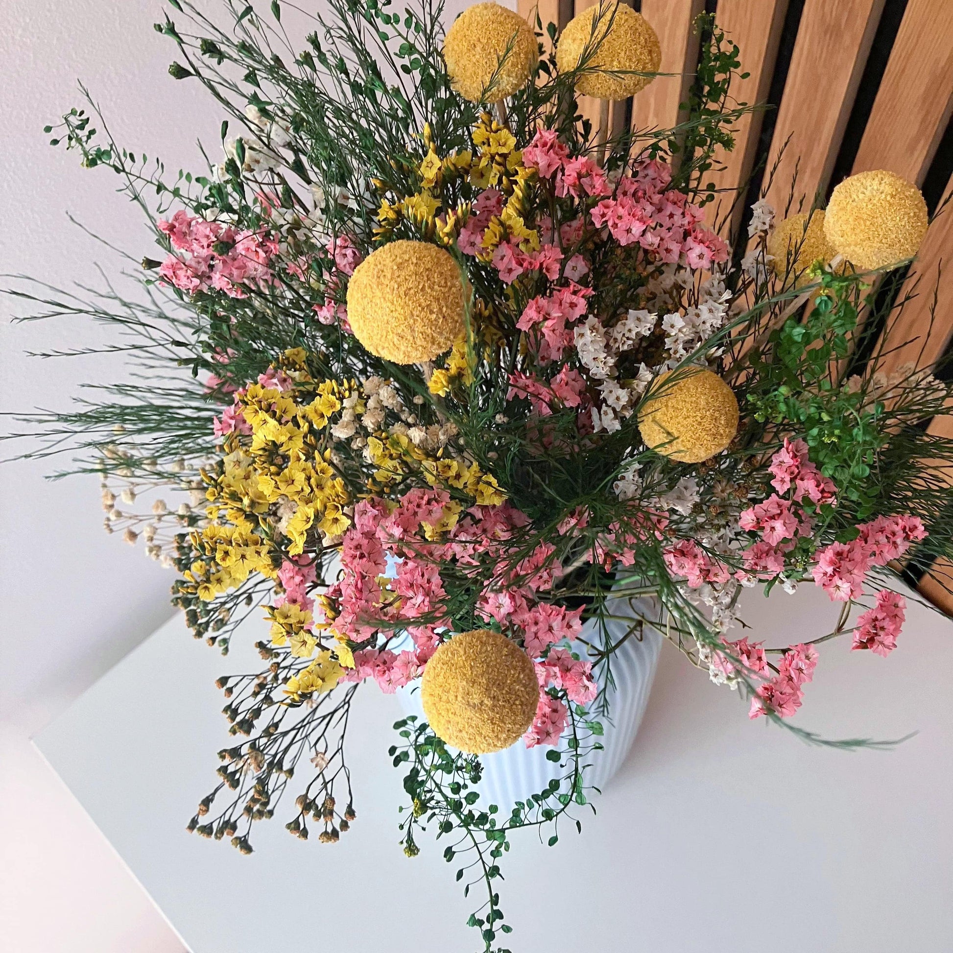 Kytice ze stabilizovaných květin Rozkvetlá louka