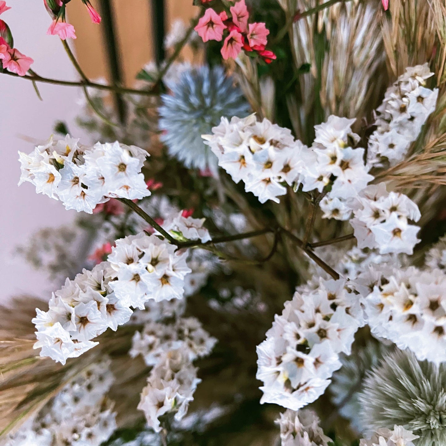 Stabilizovaná kytice polní cesta - detail statice