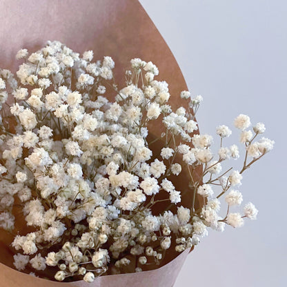 Stabilizovaná minikytice Duha v oblacích přírodní bílá