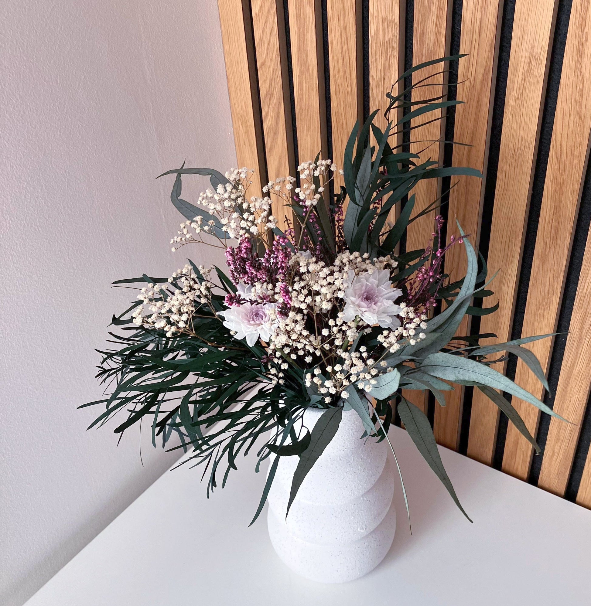 Stabilizovaná kytice "Rosa v trávě"