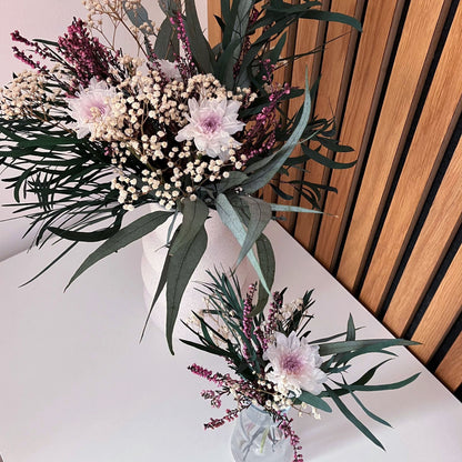 Stabilizovaná kytice "Rosa v trávě"