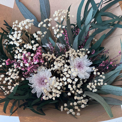 Stabilizovaná kytice "Rosa v trávě"