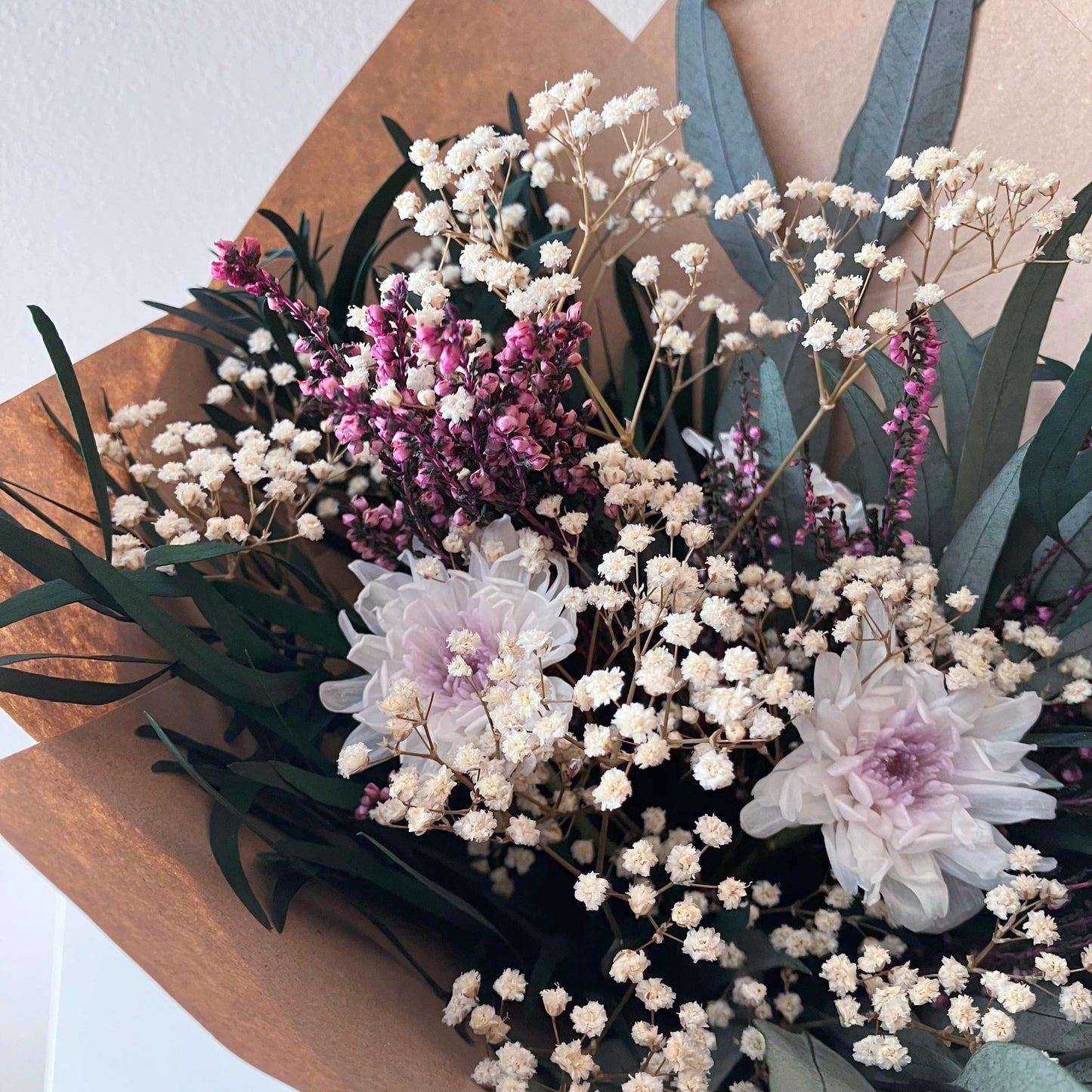 Stabilizovaná kytice "Rosa v trávě"