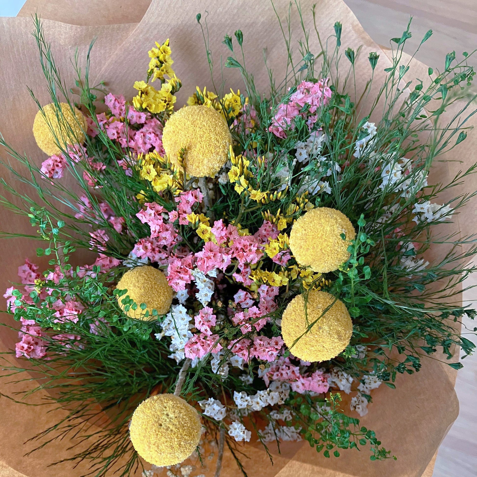 Kytice ze stabilizovaných květin Rozkvetlá louka