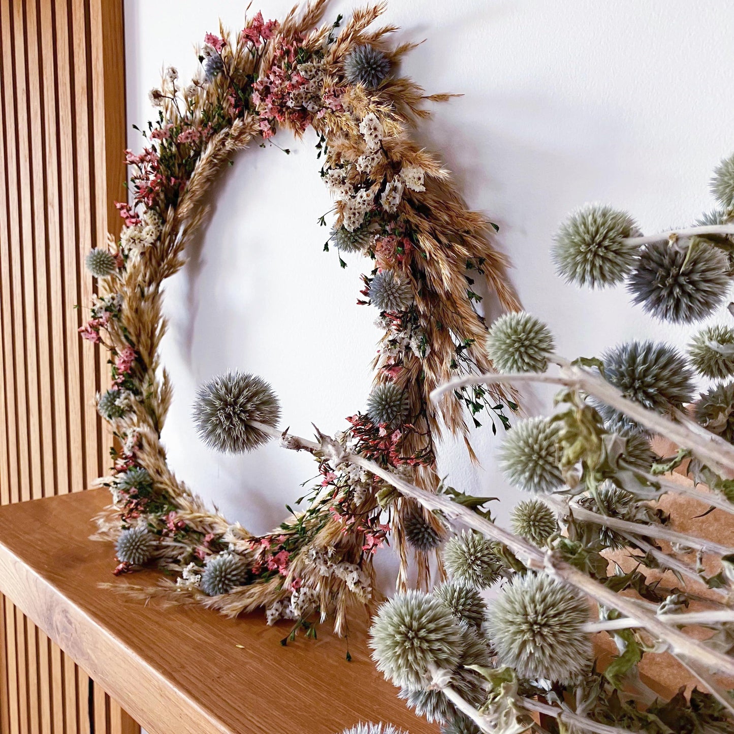 Stabilizovaný věnec Polní cesta - detail bělotrn